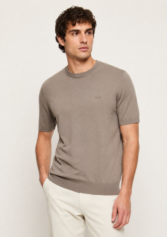 Armani Exchange - Maglia Uomo Beige