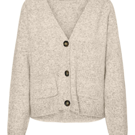 Vero Moda Cardigan Donna Boom Beige 10320457 Birch MELANGE VERO MODA 