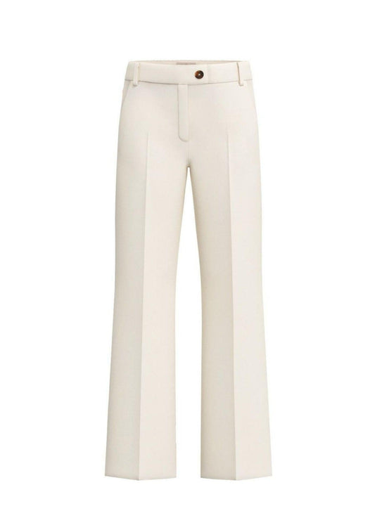 Emme Marella Women's Trousers Emmsalute White Wool
