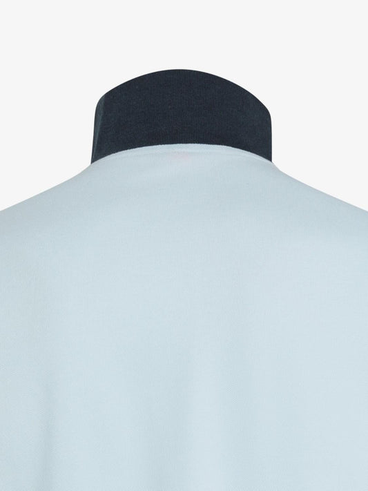 Polo Logo Beach Uomo Azzurro