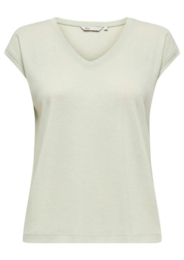 Top Only Donna Silvery Verde
