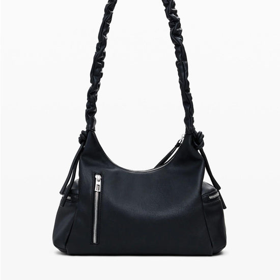 Desigual Borsa logo 3D con manico arricciato media Donna Nero 25WAXP98 2000 DESIGUAL 