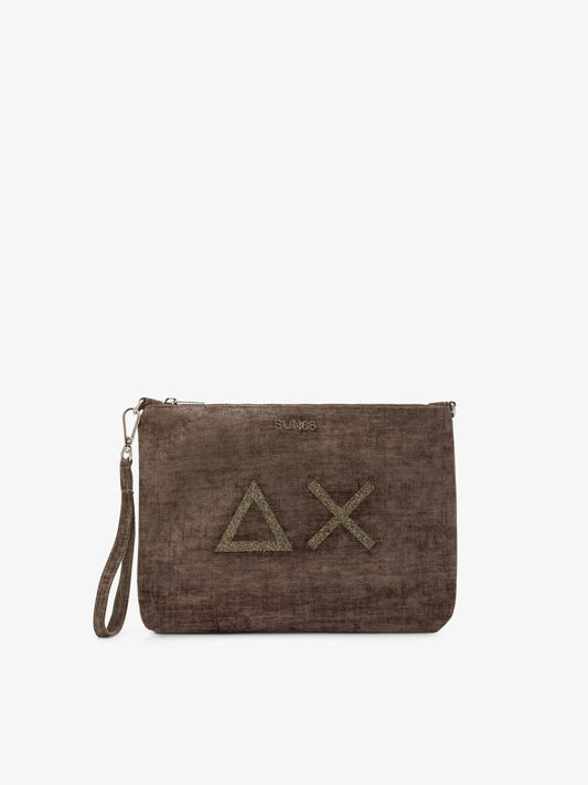 Sun68 Pochette Velvet Fango