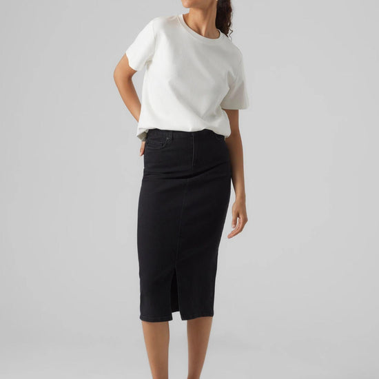Vero Moda AWNAIMA T-Shirt Donna Snow White 10294544 Snow White VERO MODA 
