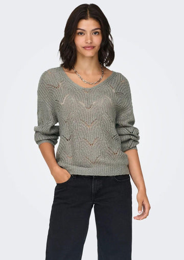 Jacqueline De Yong Maglia Donna Badut Argento