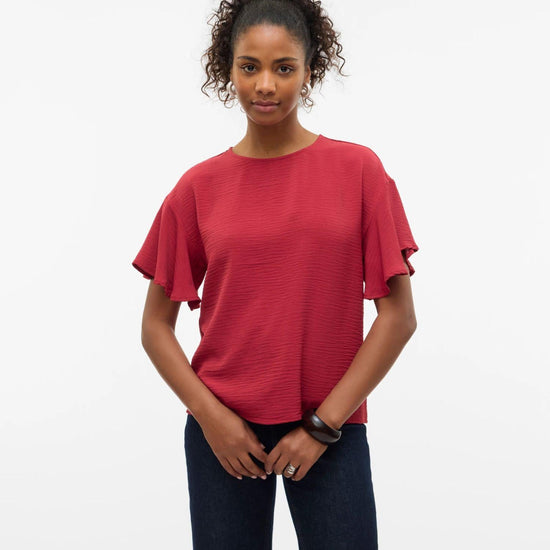 Vero Moda VMALVA Top Donna Karanda Red 10329456 Karanda Red VERO MODA 