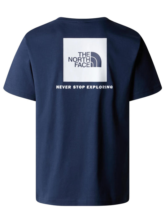 The North Face T-shirt NSE Box Uomo Summit Navy TNF White