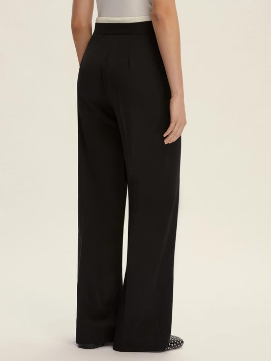 Emme Marella Women's Double Belt Trousers Florence Black