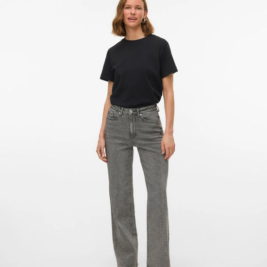 Aware T-Shirt Donna AWNAIMA Nero 10294544 Black VERO MODA 