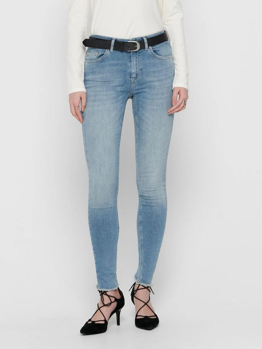 Only - Women's Skinny Fit Jeans Light Blue blush
