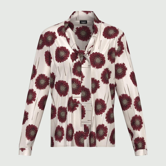 Emme Marella Blusa in twill stampato Fulvia Donna Panna 2525116141200 006 EMME MARELLA 