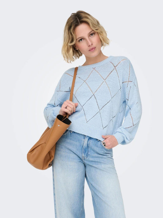 Only - Women's Clear Sky Oversize Fit Geenas T-shirt