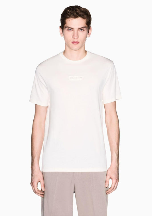 Armani Exchange Men's Cream T-Shirt