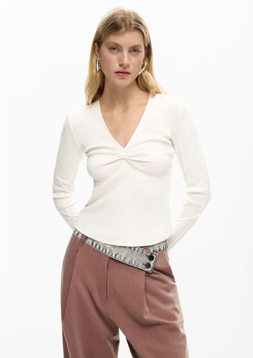 Desigual - Maglia Donna Bianca