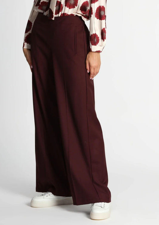 Emme Marella Women's Sarago Bordeaux Trousers