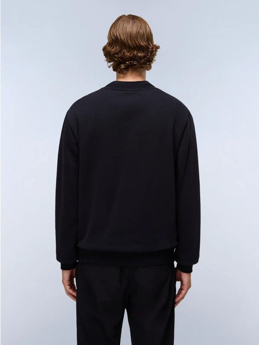 Napapijri Felpa Box Logo Uomo Nero
