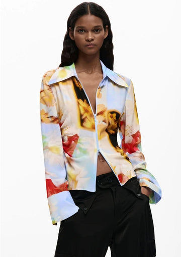 Desigual - Camicia Donna Cambutt Multicolore