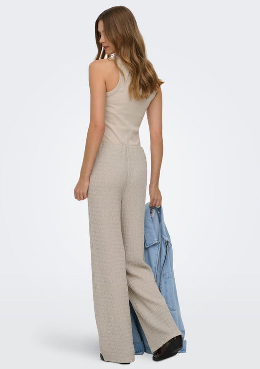Only - Women's Trousers Silver Lining