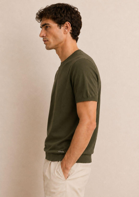Cranberry - Maglia Uomo Verde Militare