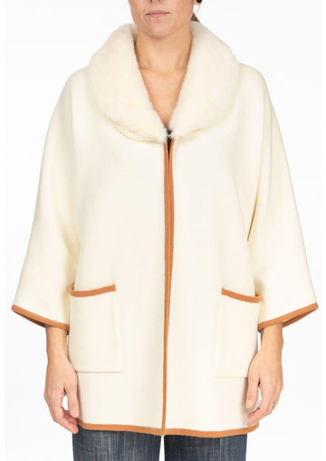 Cardigan Donna Bianco Latte