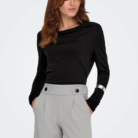 Jacqueline De Yong Maglia Donna Ester Nera 15359915 Black JACQUELINE DE YONG 