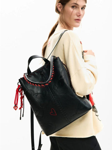 Desigual - Zaino Donna Backall Mickey pu Sumy Nero