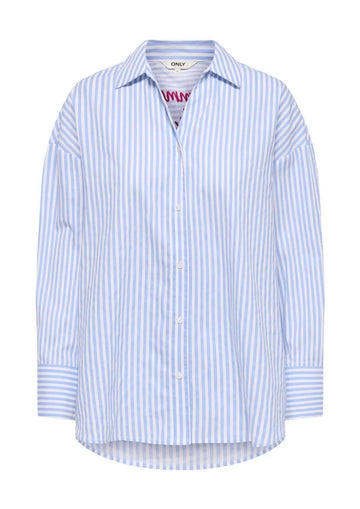 Only - Camicia Donna Brunnera Blue