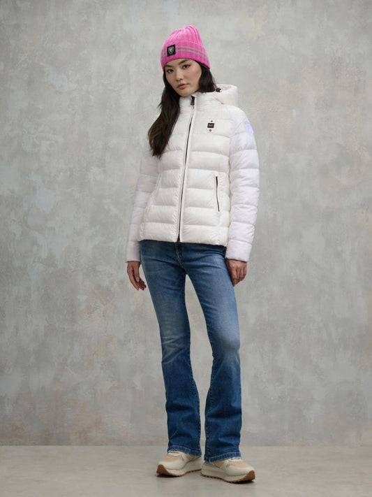 Blauer Giacca invernale Caroll Donna Bianco ottico