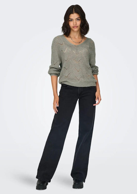 Jacqueline De Yong Maglia Donna Badut Argento