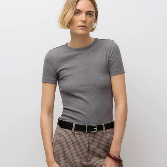 Vero Moda AWIRWINA Top Donna Medium Grey Melange 10329978 Medium Grey Melange VERO MODA 