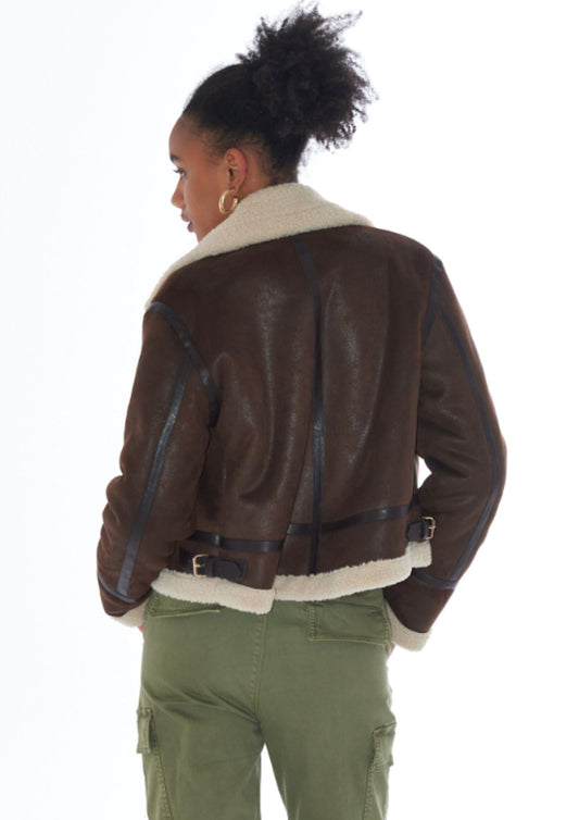 Yes Zee Giacca Invernale Donna Marrone