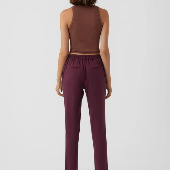 Vero Moda Pantaloni Donna VMMAYA a Vita Media Viola 10225280 Winetasting VERO MODA 
