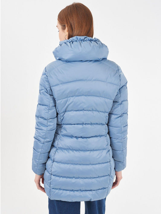 Giubbino Donna Azzurro Polvere