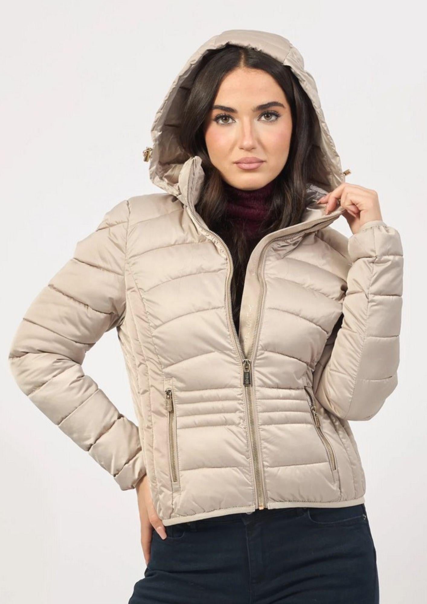 Giubbino Yes Zee Donna Beige J007 M800 0222 YES ZEE 