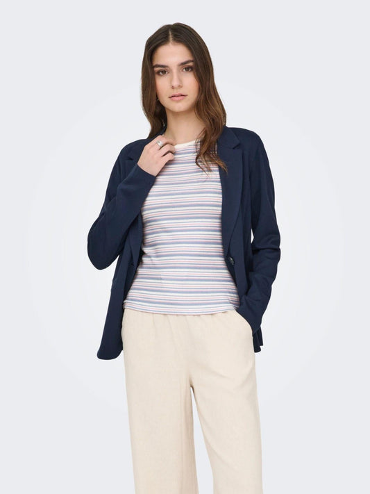 Jacqueline De Yong - Women's T-Shirt Cashmere Blue lada