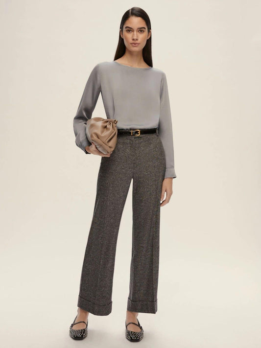 Emme Marella Blusa Donna Albero Grigio Chiaro