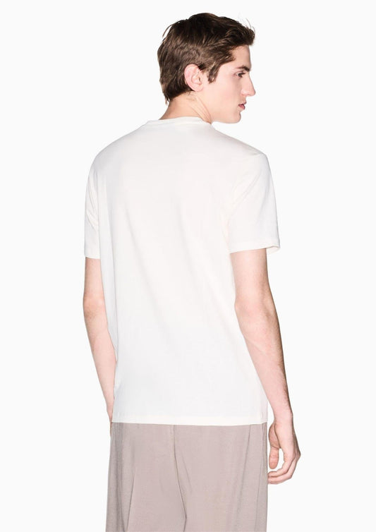 Armani Exchange Men's Cream T-Shirt