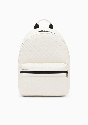 Armani Exchange - Men's White Backpack