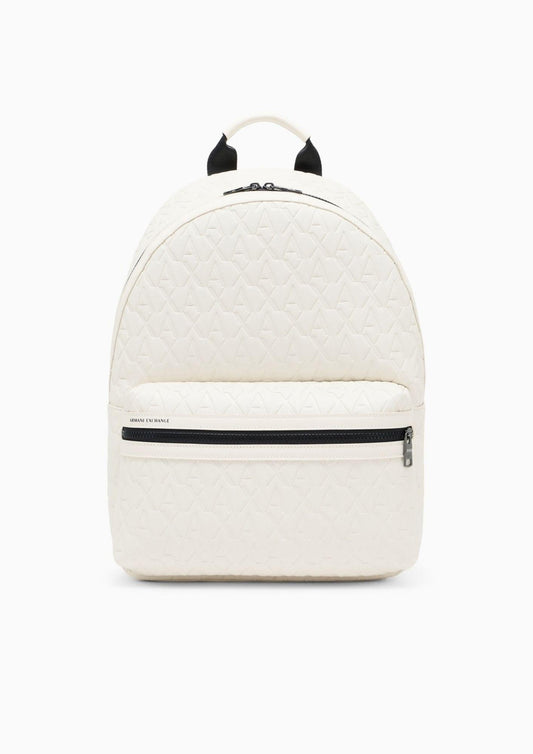 Armani Exchange - Men's White Backpack