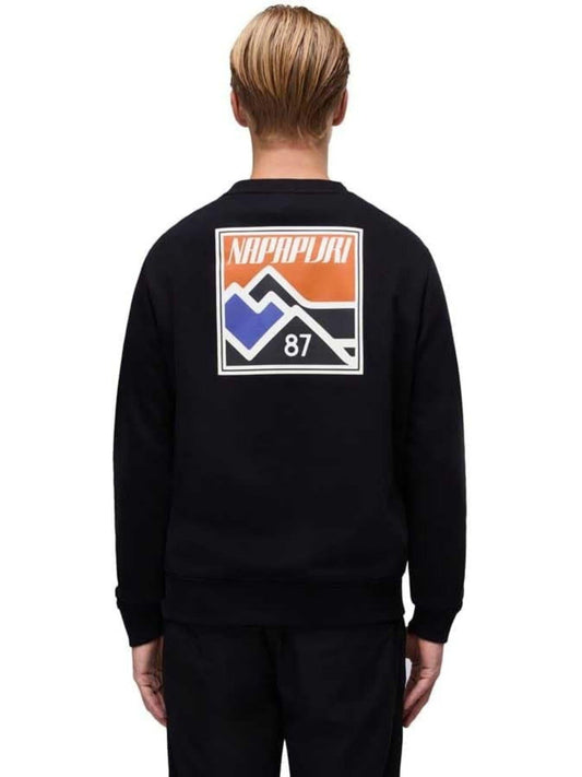 Napapijri Felpa Uomo Girocollo Guide Nero