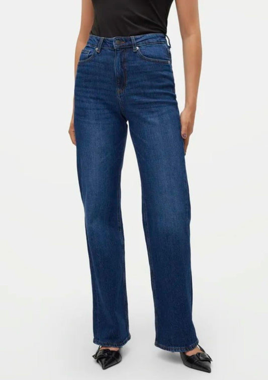Vero Moda Jeans Donna Tessa Blu Scuro 10311180 Dark Blue Denim VERO MODA 
