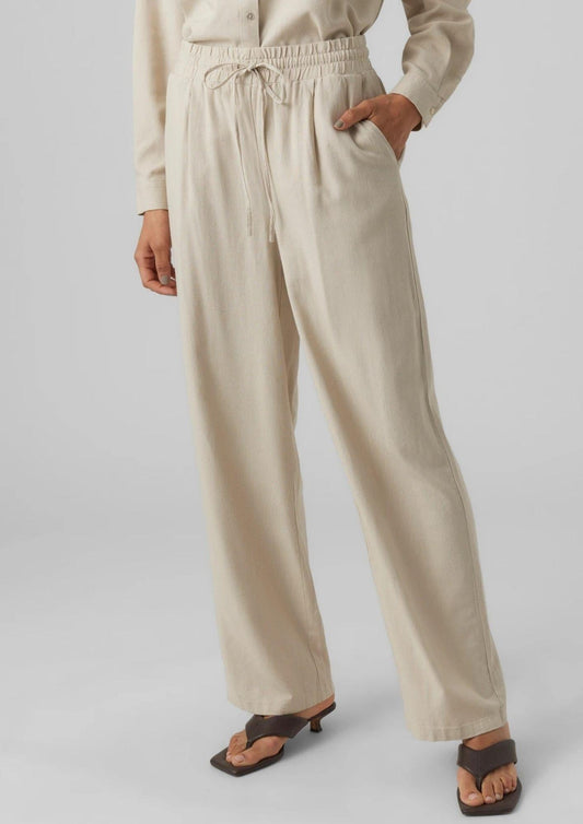 Vero Moda - Women's Jesmilo Grey Trousers