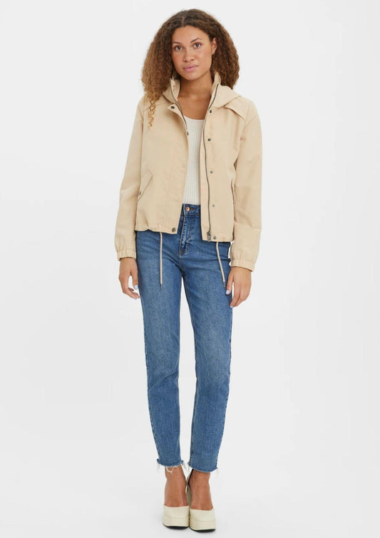 Vero Moda Women's Zoa Parka Beige