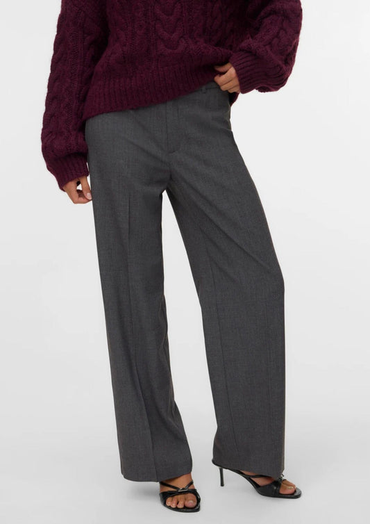 Vero Moda Women's Texas Grey Trousers