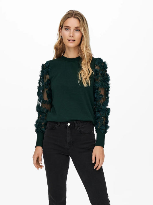 Jacqueline De Yong JDYFAIRVIEW Felpa Donna Ponderosa Pine 15220558 Ponderosa Pine JACQUELINE DE YONG 