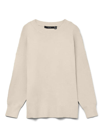 Vero Moda Women's Nancy Grey Birch Sweater
