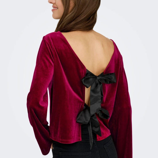 Jacqueline De Yong Maglia Donna Victory Bordeaux 15363518 Winetasting BOW JACQUELINE DE YONG 