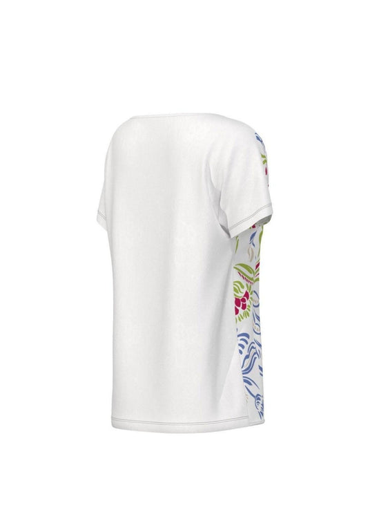 Emme Marella - Women's White Floral Guglia Sweater