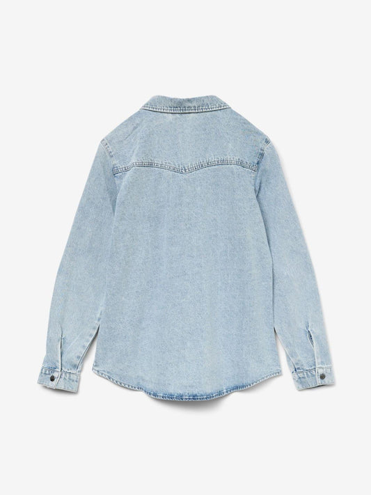 Camicia di jeans Donna Blu Chiaro