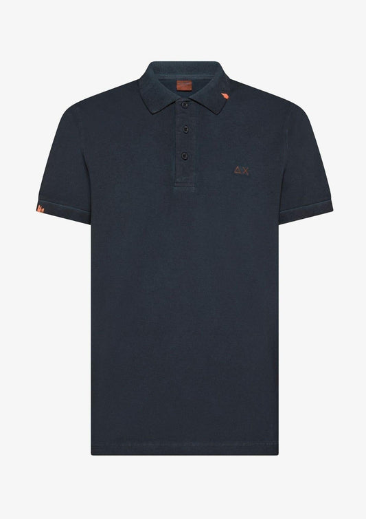 Sun68 - Men's Blue Polo Shirt